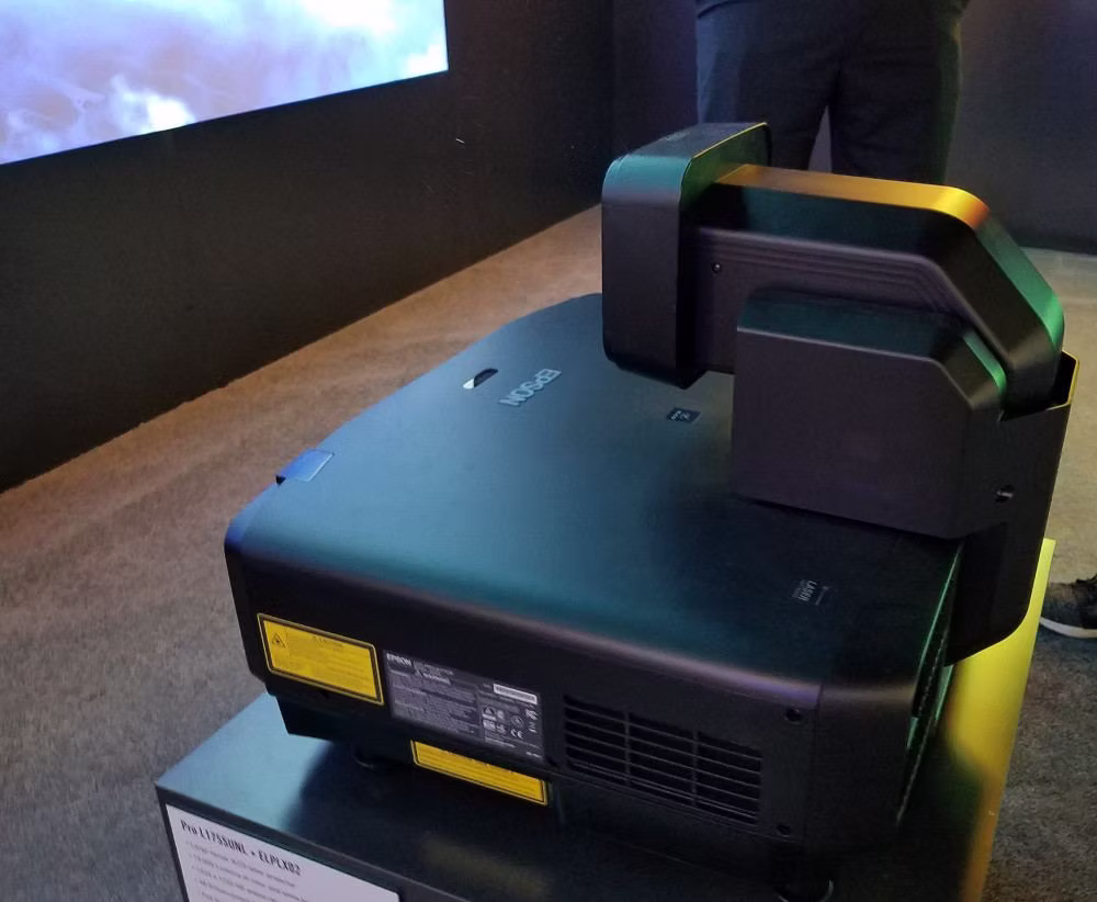 Projector array — technical setup