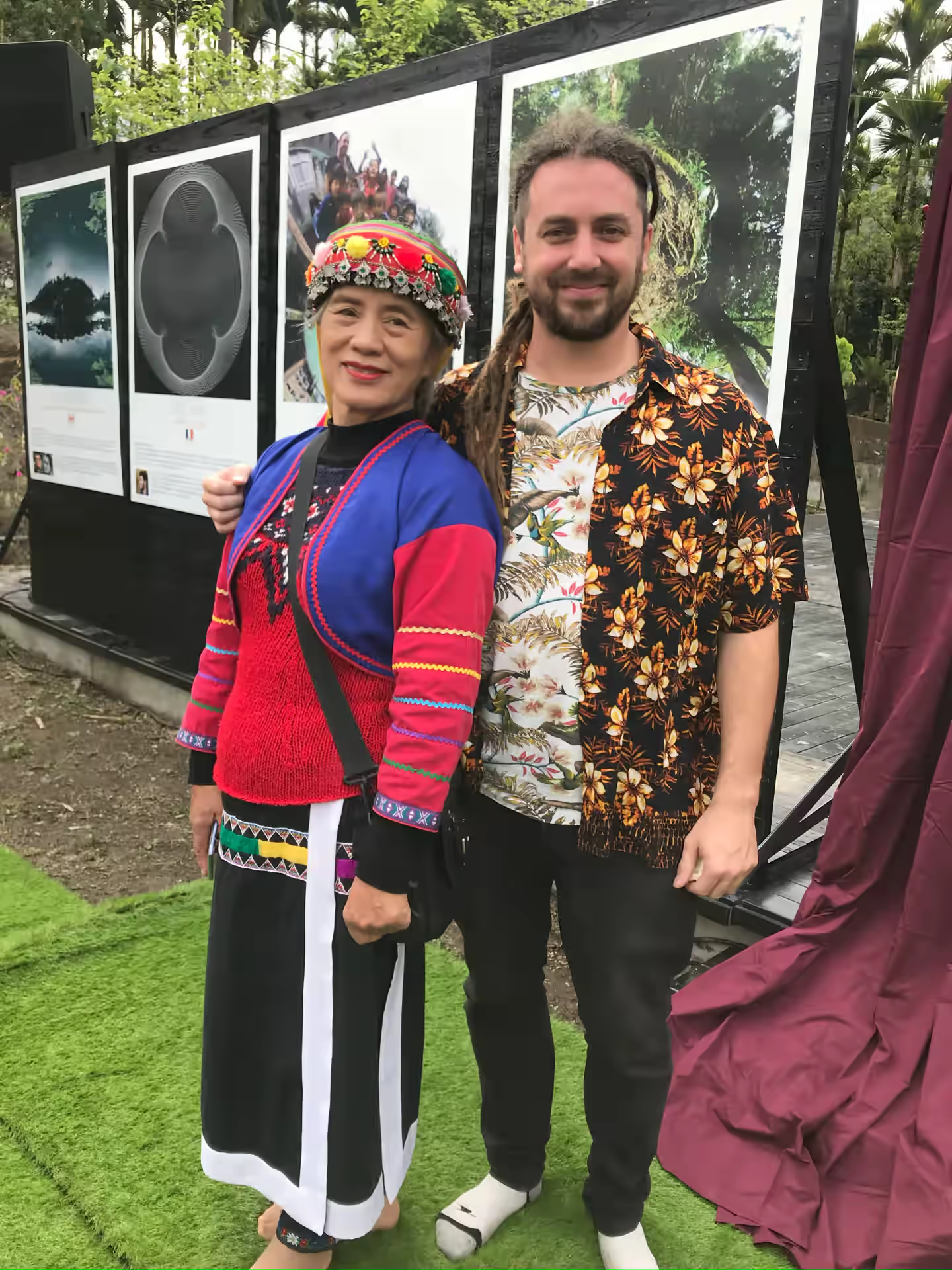 Festival portrait with local host