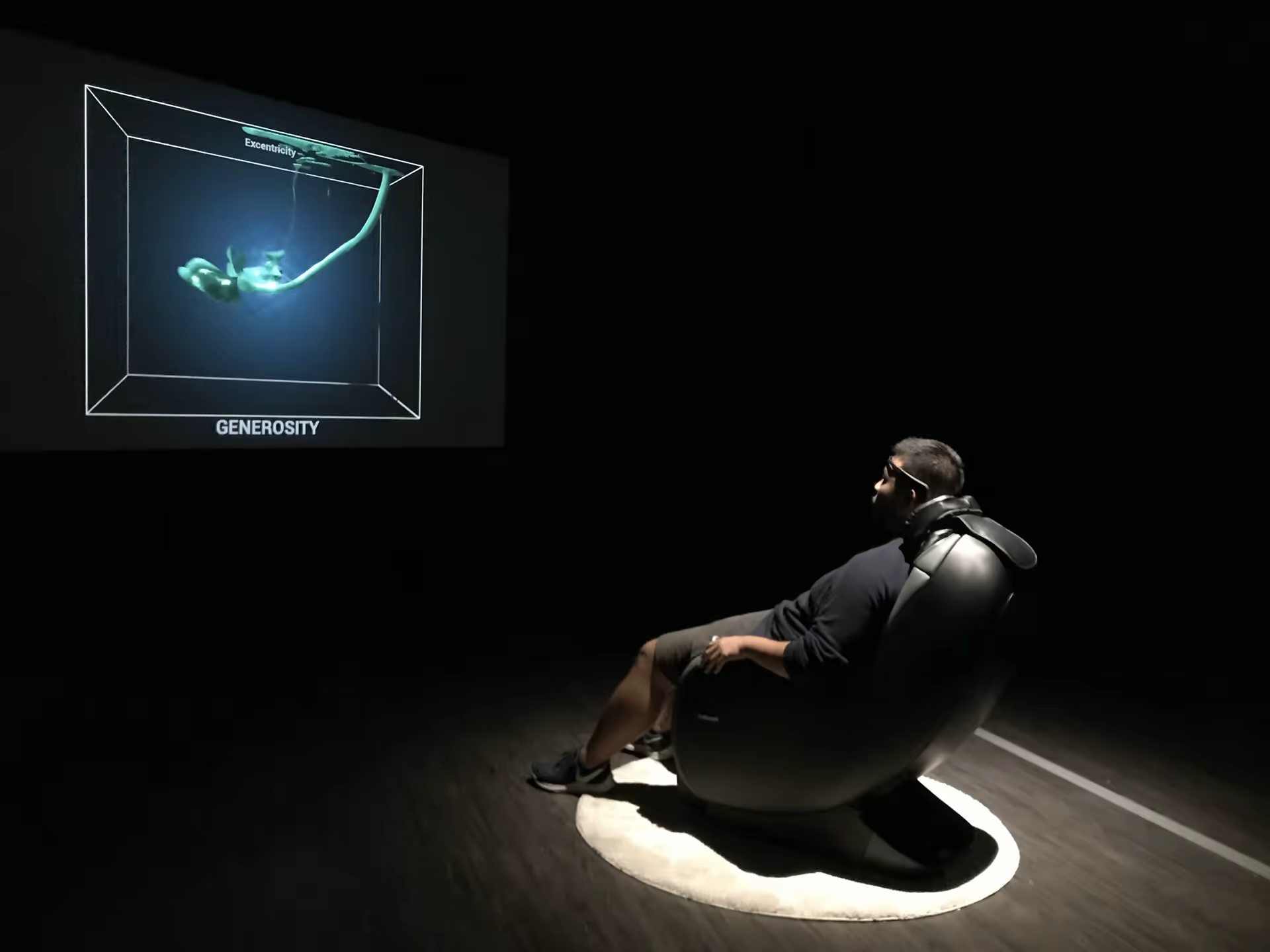 Generosity visualisation and single-user station
