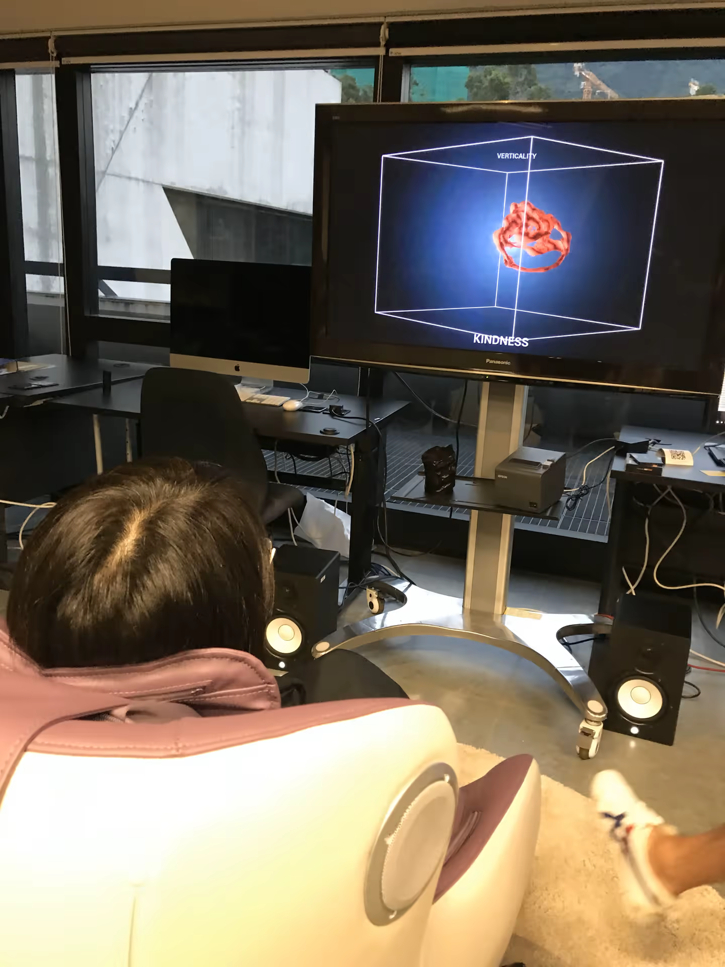 Control-room test with kindness model
